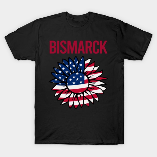 Happy Sunflower Bismarck T-Shirt by rosenbaumquinton52